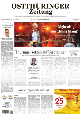 Cover of Ostthuringer Zeitung (Schleiz)