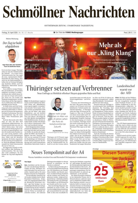 Cover of Ostthuringer Zeitung (Schmolln)