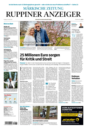 Cover of Ruppiner Anzeiger