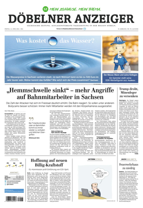 Cover of Sachsische Zeitung (Dobeln)