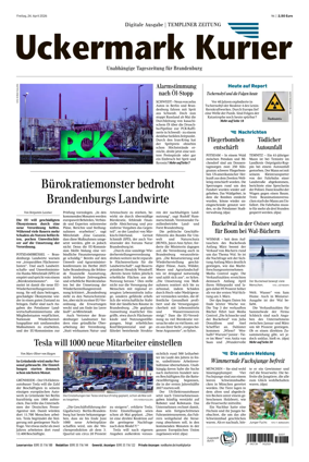 Cover of Templiner Zeitung