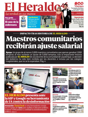 Cover of Diario El Heraldo