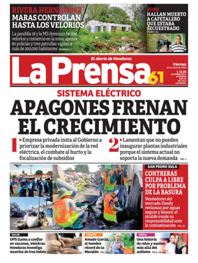 Cover of Diario La Prensa