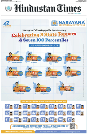 Cover of Hindustan Times (Chandigarh)