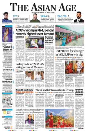Cover of The Asian Age