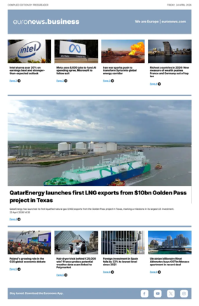 Cover of Euronews Business