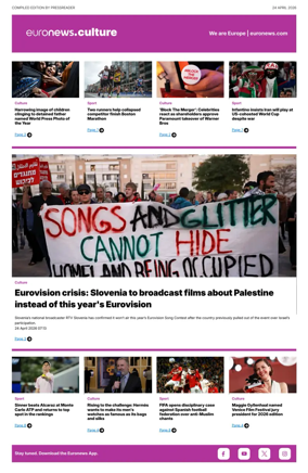 Cover of Euronews Culture and Sport Compiled Edition