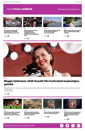 Cover of Euronews Culture and Sport (Turkish) Compiled Edition