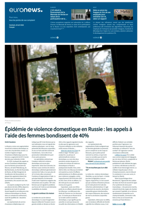 Cover of EuroNews (French Edition)