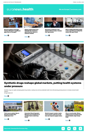 Cover of Euronews Health (English) Compiled Edition