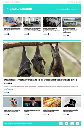 Cover of Euronews Health (Portuguese)