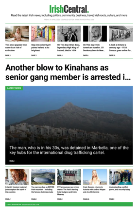 Cover of Irish Central