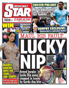 Cover of Irish Daily Star