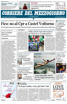Cover of Corriere del Mezzogiorno (Campania)