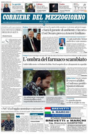 Cover of Corriere del Mezzogiorno (Puglia)