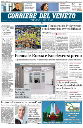 Cover of Corriere del Veneto (Treviso e Belluno)