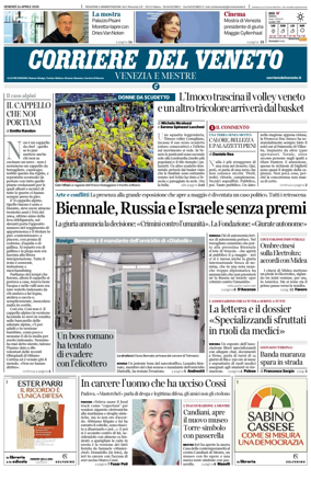 Cover of Corriere del Veneto (Venezia e Mestre)