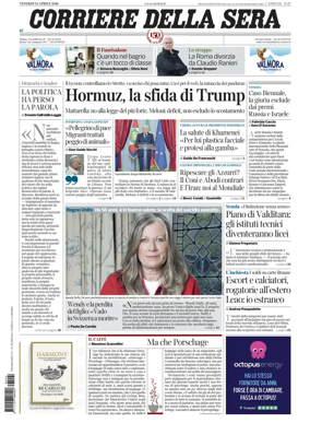 Cover of Corriere della Sera
