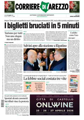 Cover of Corriere di Arezzo