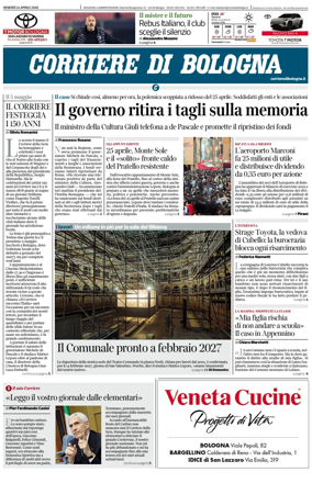 Cover of Corriere di Bologna
