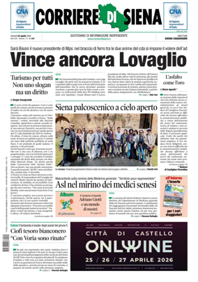 Cover of Corriere di Siena