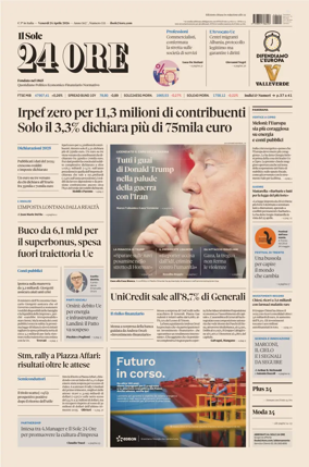 Cover of Il Sole 24 Ore