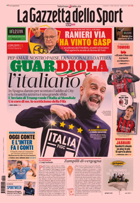 Cover of La Gazzetta dello Sport - Milano