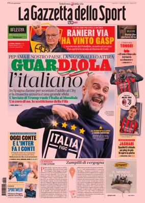 Cover of La Gazzetta dello Sport