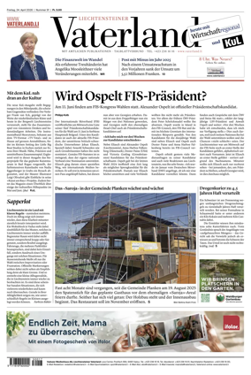 Cover of Liechtensteiner Vaterland