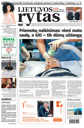 Cover of Lietuvos Rytas
