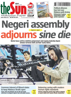 Cover of The Sun (Malaysia)