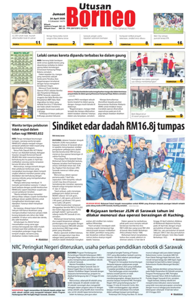 Cover of Utusan Borneo (Sarawak)