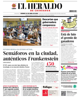 Cover of El Heraldo de Chihuahua