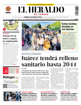 Cover of El Heraldo de Juarez