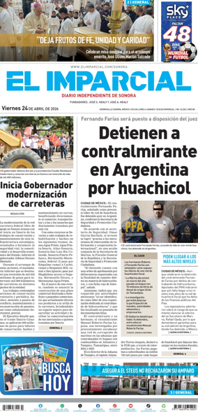Cover of El Imparcial