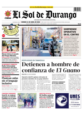Cover of El Sol de Durango