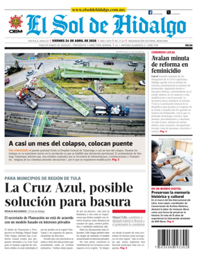 Cover of El Sol de Hidalgo