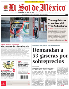 Cover of El Sol de Mexico