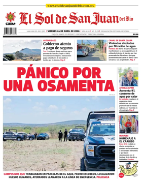 Cover of El Sol de San Juan del Rio