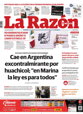 Cover of La Razon de Mexico