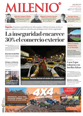 Cover of Milenio Jalisco