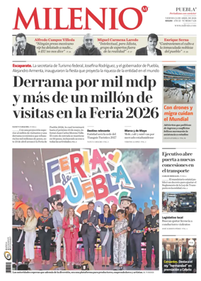 Cover of Milenio Puebla