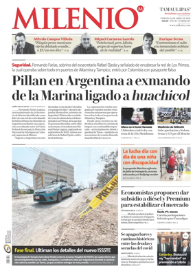 Cover of Milenio Tamaulipas
