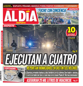 Cover of Periodico Al Dia (Irapuato)
