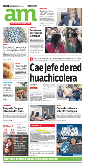 Cover of Periodico AM (Leon)