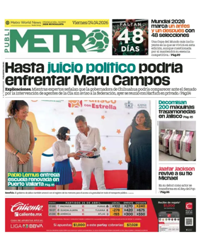 Cover of Publimetro Guadalajara