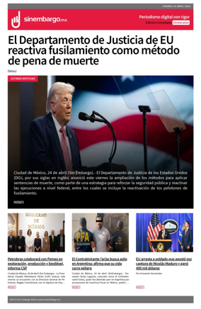 Cover of Sin Embargo destacadas
