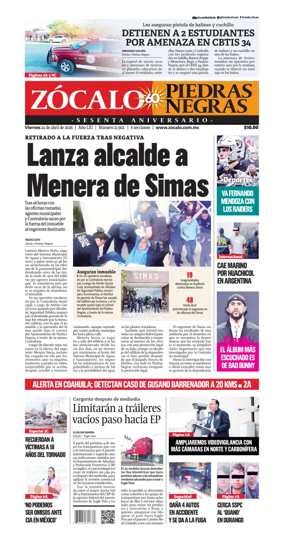 Cover of Zocalo Piedras Negras
