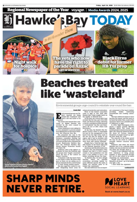 Cover of Hawke's Bay Today