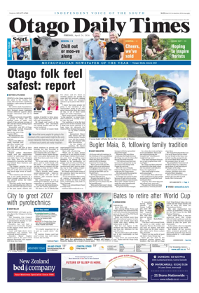 Cover of Otago Daily Times